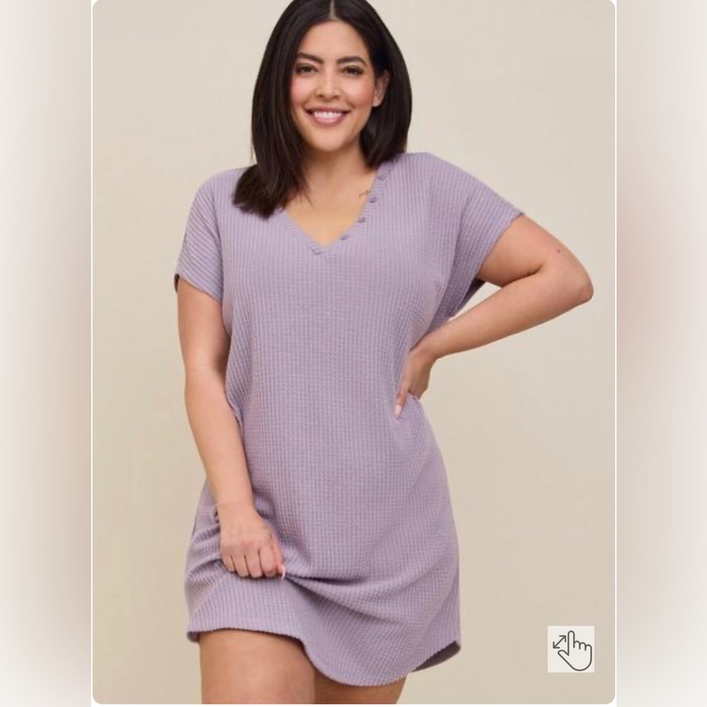 NWT Torrid lavender purple waffle gown, 4X